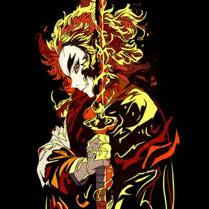 Kyojuro Rengoku — digital artwork on DigiArtz